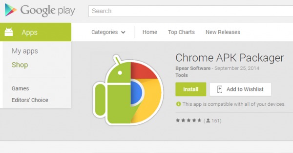 Google Play Chrome Extension - Download