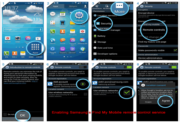 findmymobile samsung