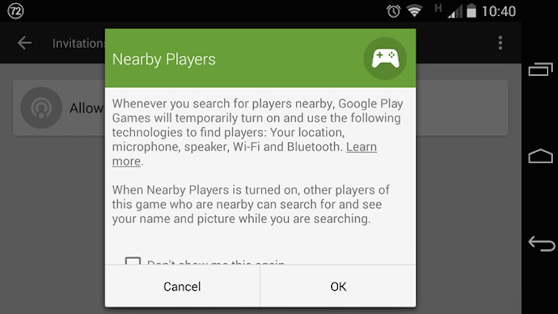 google play games nearby players