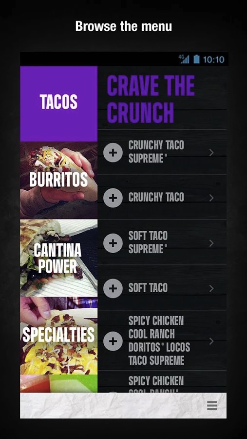 taco bell mobile app