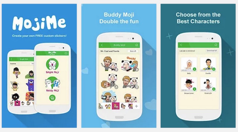MojiMe Android Emoji app for wechat