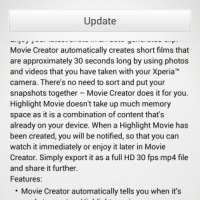 Sony Movie Creator app 2