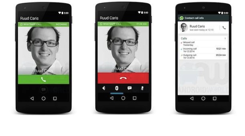 Whatsapp voice calls coming soon