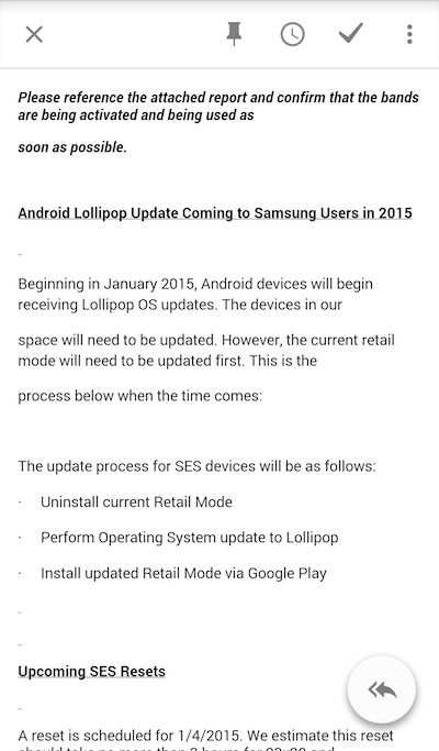 android lollipop update coming to samsung devices