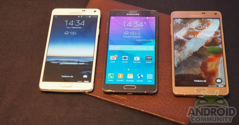 Samsung Galaxy Note 4 Test