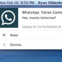 Pushbullet notification whatsapp