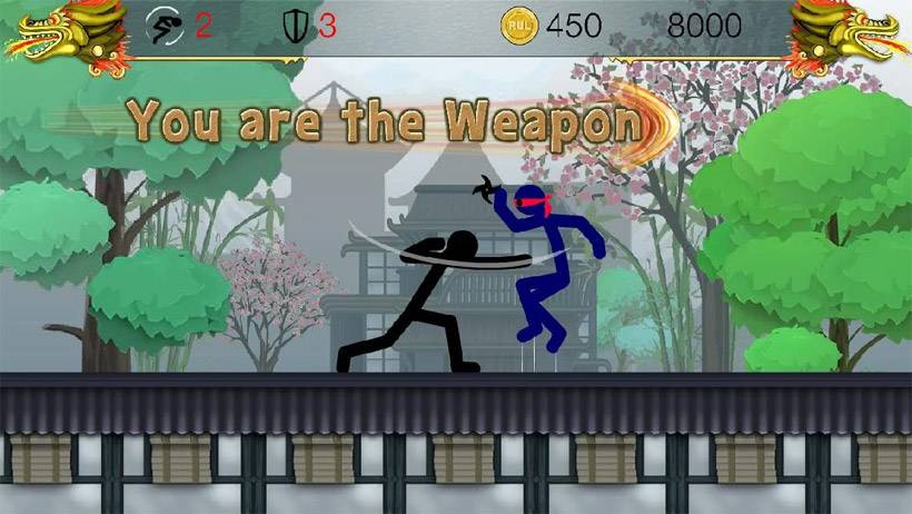 Rooftop Frenzy makes you a stick figure Kung Fu master - Android Community