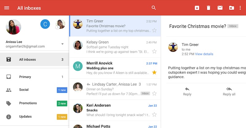 Gmail in one place