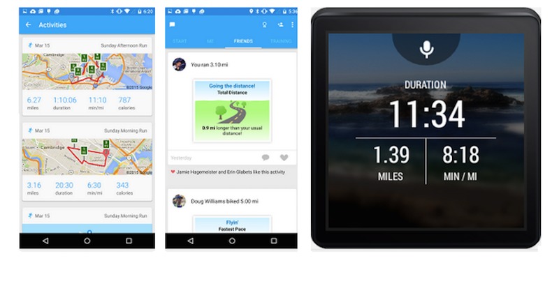 RunKeeper Android app