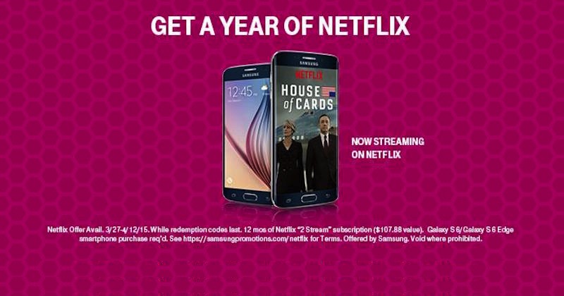 T-Mobile Samsung Galaxy S6 Netflix.