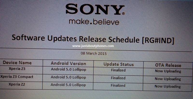 Sony Mobile to release Lollipop for Xperia Z next week - Android Community