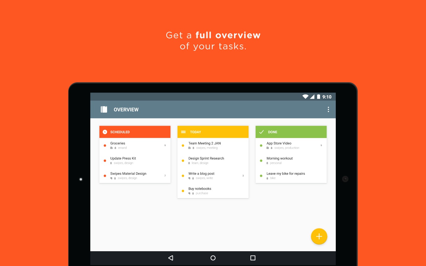 Full android. Swipe app. Tasks Android app. Your таск 1. Swipe-update.