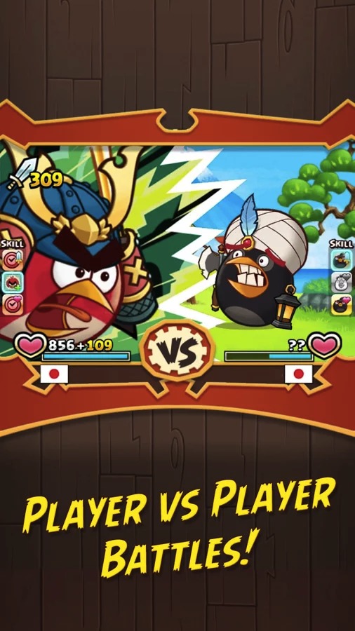 Angry birds fight