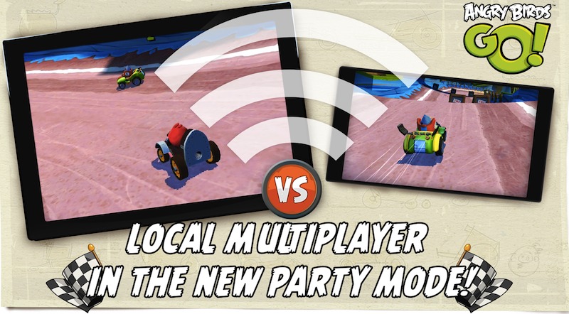 Angry Birds Go multiplayer over wifi