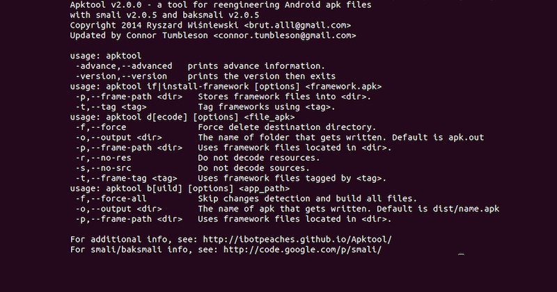 Apktool v2.0.0