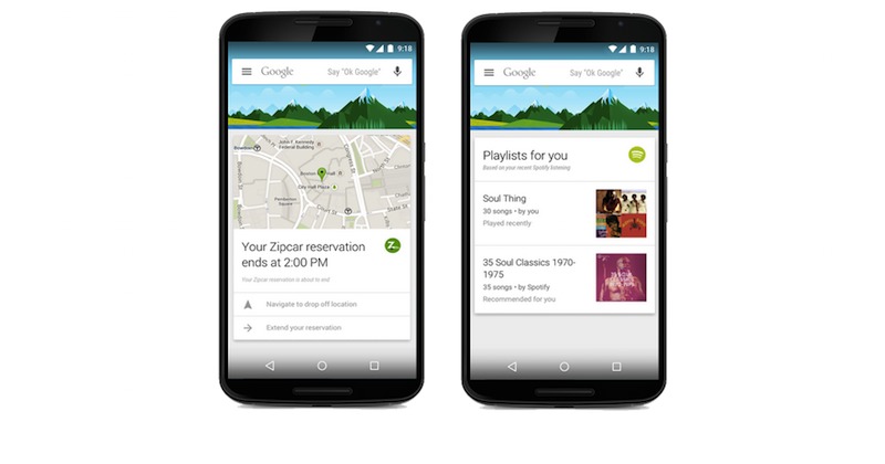 Google Now cards