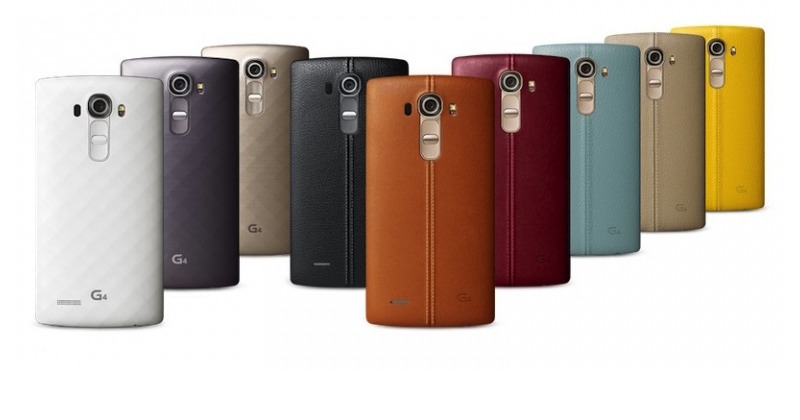 LG G4 Multicolor Leather Back Cover