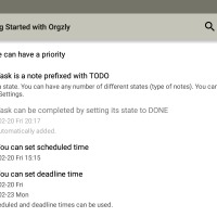 Orgzly- Notes & To-Do Lists Android app 2