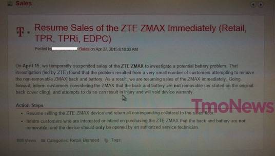 ZTE ZMAX 