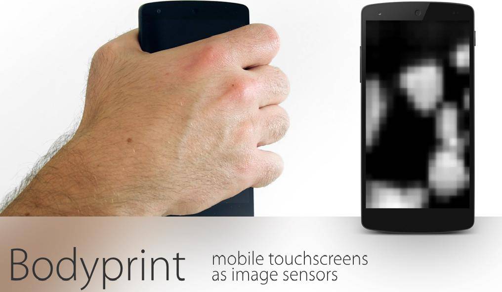 bodyprint biometric touchscreen