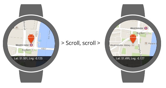 Google Maps API on Android Wear 
