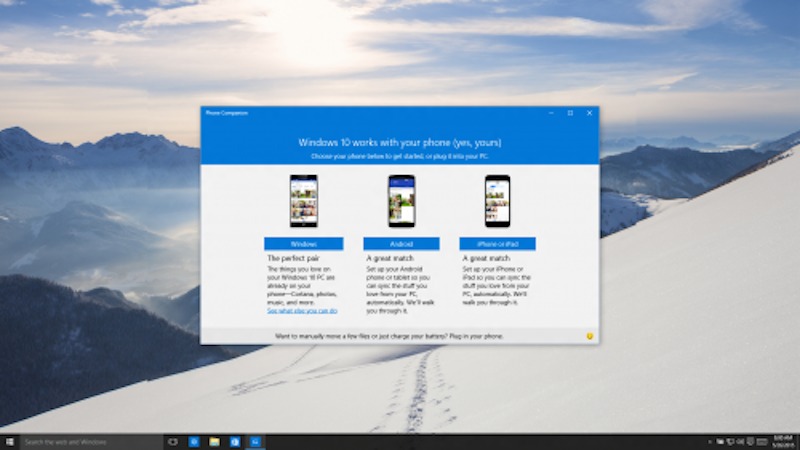 Windows 10 PC Companion app
