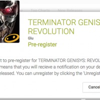 terminator android app pre-register