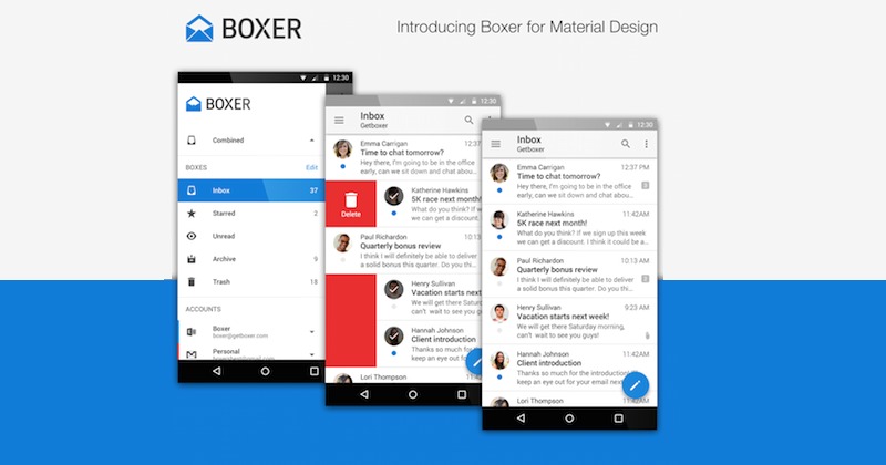 Boxer for Android Material Design