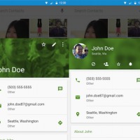 Contact Card Android Lollipop cover