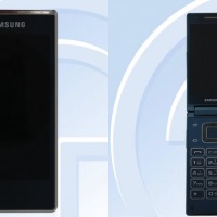 Samsung SM-G9198 clamshell android phone