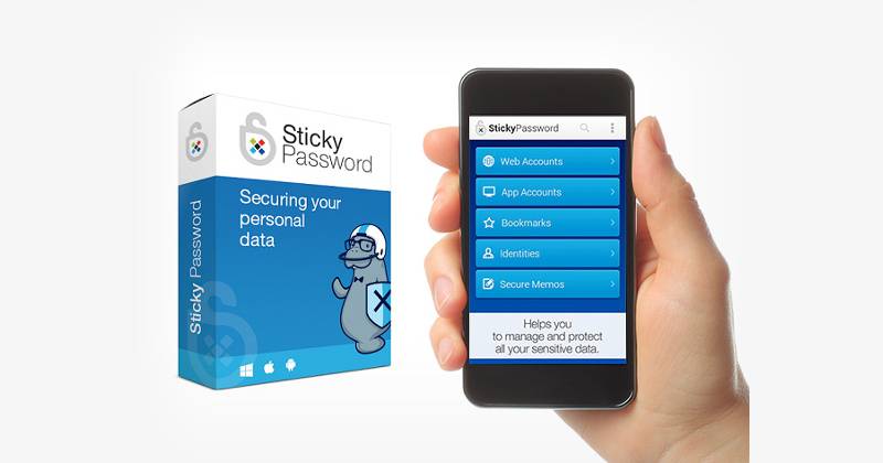 how to use sticky password on android phone