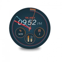 Android Wear interactive watch face cover