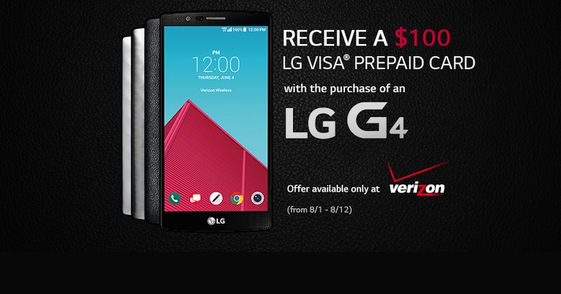 LG G4 August 2015 Promo