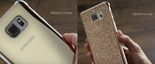 Samsung Galaxy Note 5 Glossy Cover Glitter Cover