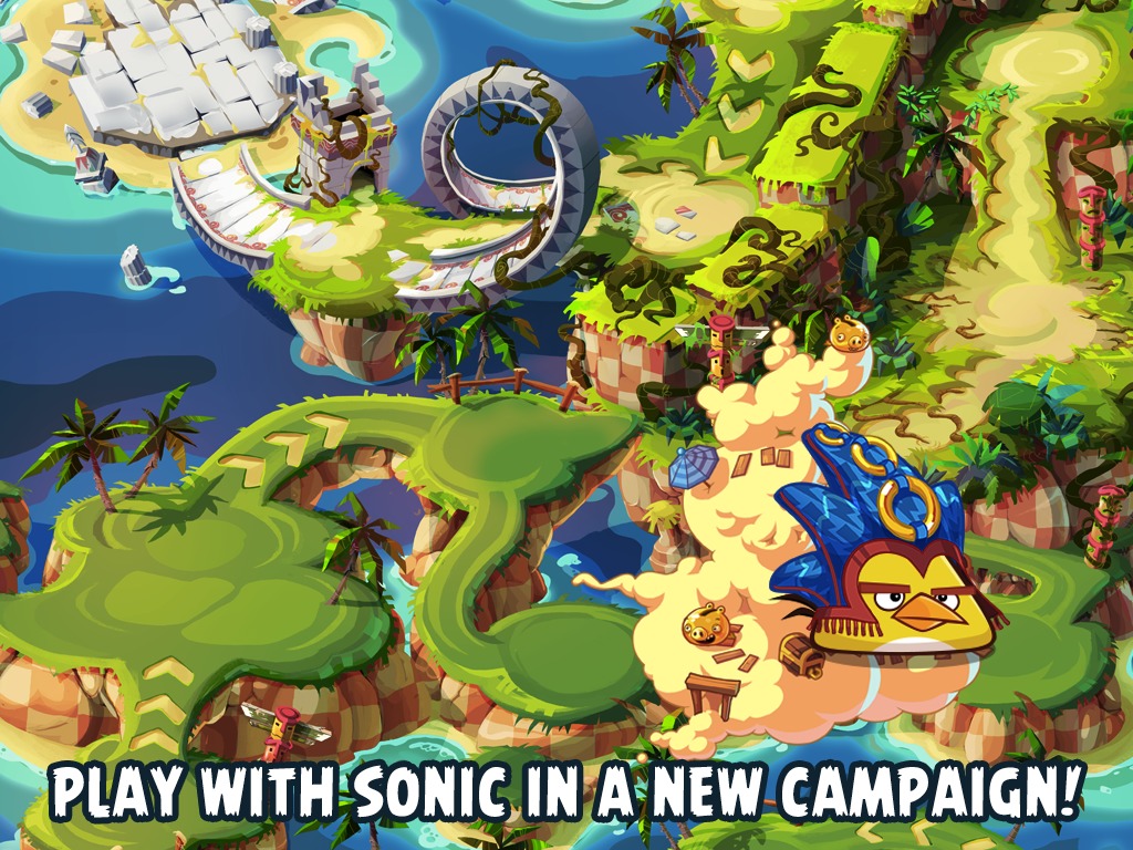 in angry birds Epic, there's a hat referencing Sonic : r/SonicTheHedgehog