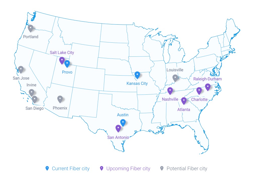 Google starts exploring three new cities for possible Google Fiber