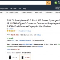 Amazon UK ZUK Z1