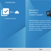 BlackBerry Content Transfer app 4