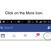 Facebook Search step 1