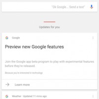 Google Search beta program October 2015
