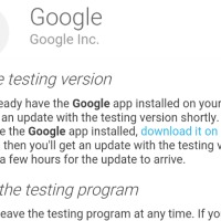 Google app beta 2