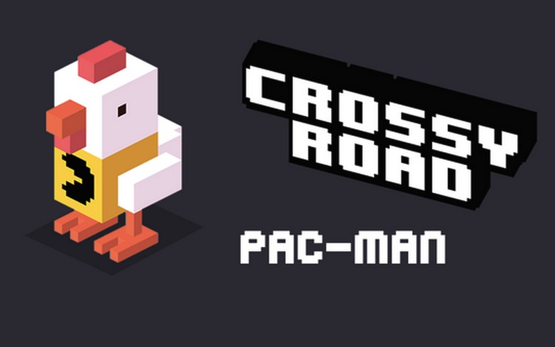 all secret items crossy road pac man