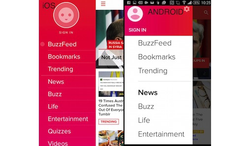 buzzfeed android ios copy