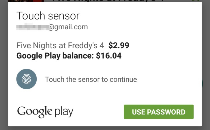 touch sensor password