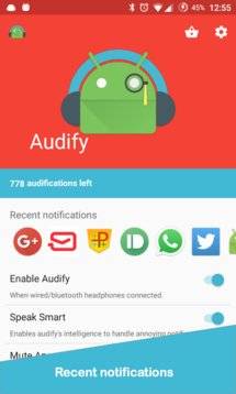 Audify Notification Reader Lets You Listen To Your Notifications