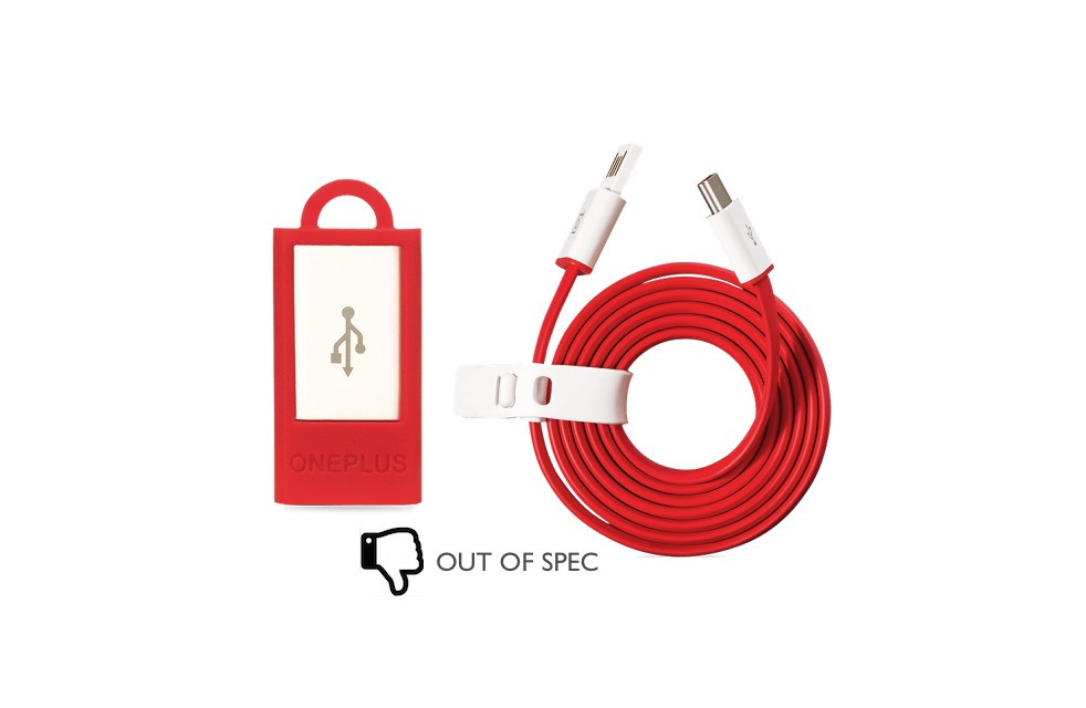 OnePlus USB Type-C Adapter and cable are out of specs ...