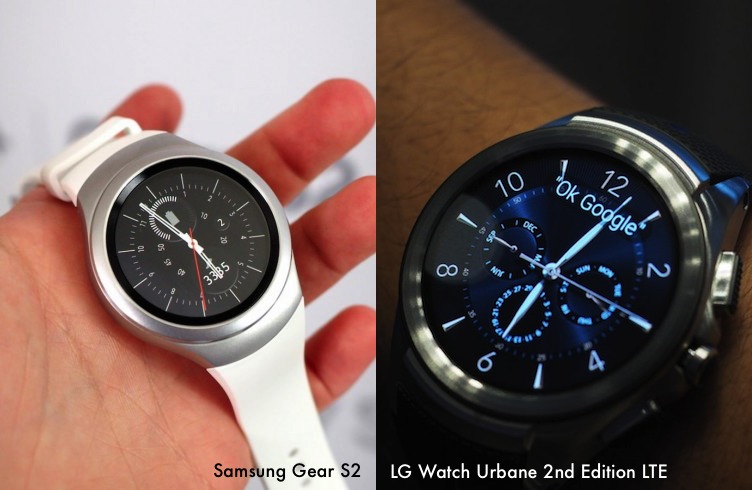 Samsung Gear S2 LG Watch Urbane LTE