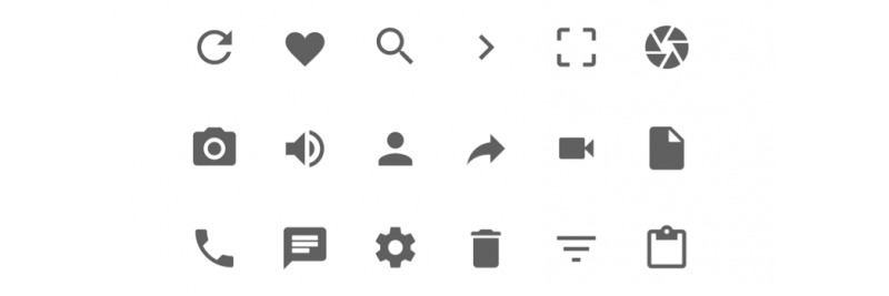 android material design rows