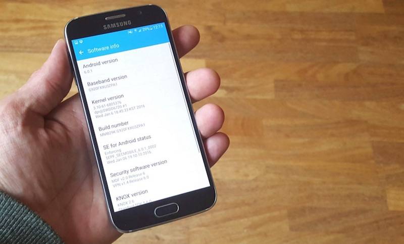 samsung galaxy s6 software update marshmallow