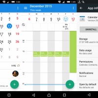 Sony Xperia Calendar